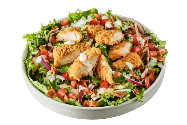 Crispy Chicken Bacon Ranch Salad
